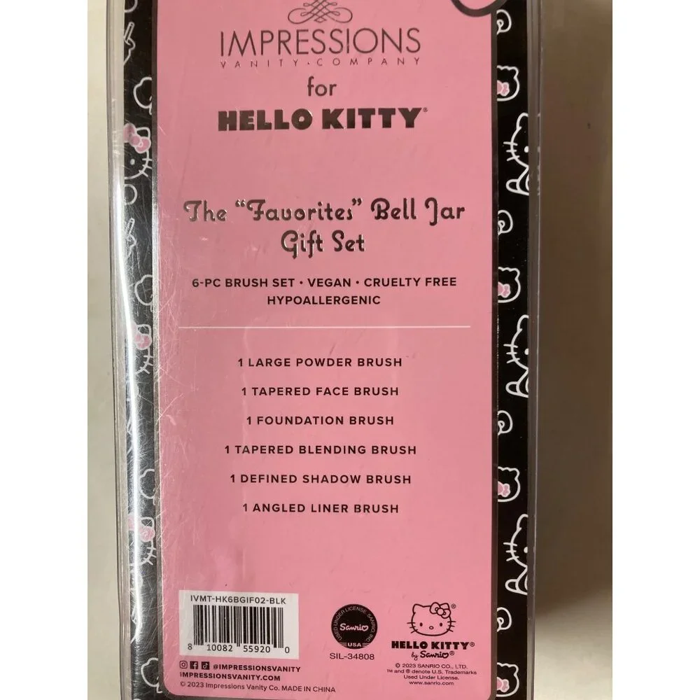 Limited Edition Hello Kitty Makeup Brush Set Lot 6 Sets New In Box